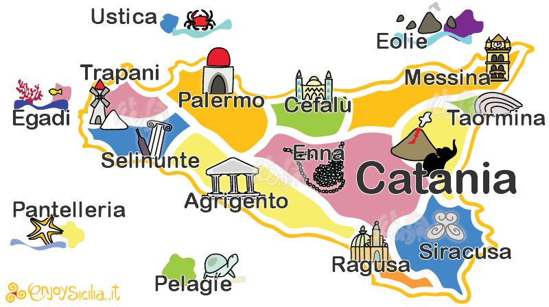 Catania e Etna area