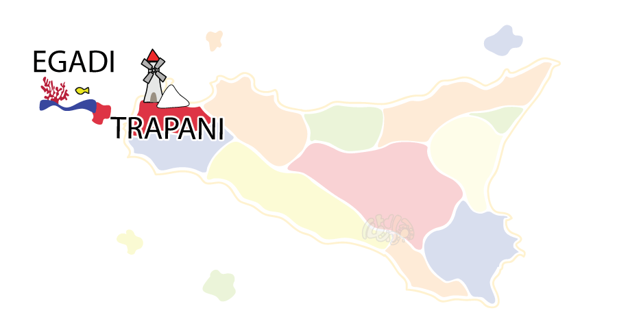 Trapani area and Egadi Islands