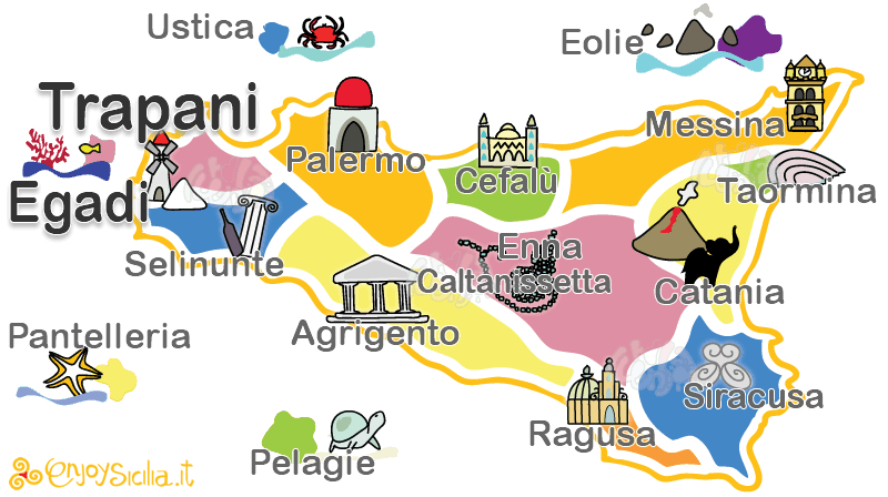 Trapani area and Egadi Islands