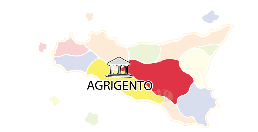 Agrigento area close to Enna