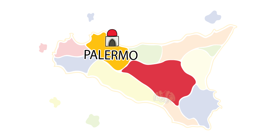 Palermo area close to Enna