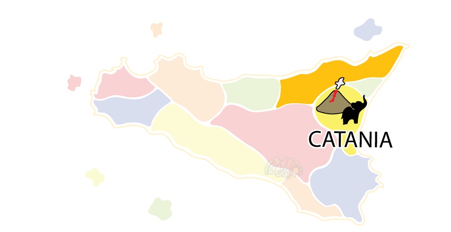 Catania area close to messina