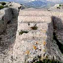 Altar of the god Cronos in Caltabellotta
