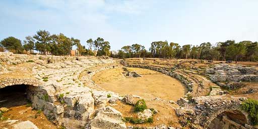 Roman amphitheater of Syracuse