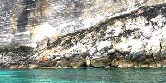 Baia Muro Vecchio in Lampedusa