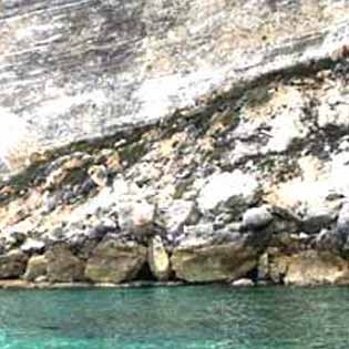 Baia Muro Vecchio a Lampedusa