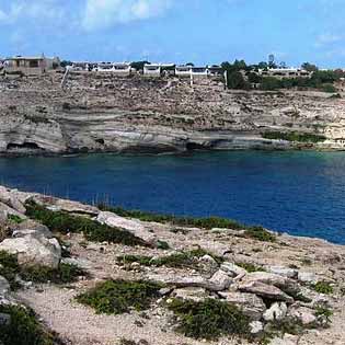 Cala Creta a Lampedusa