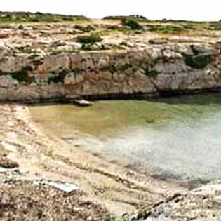 Cala Madonna a Lampedusa