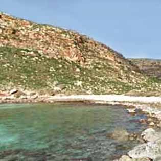 Cala Pulcino a Lampedusa