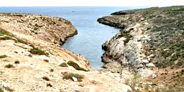 Cala Uccello in Lampedusa