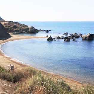 Cala Vincenzina in Palma di Montechiaro