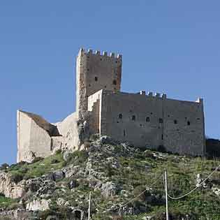 Chiaramontano Castle in Palma di Montechiaro