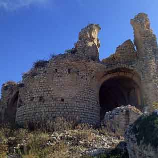 Mongialino castle in Mineo