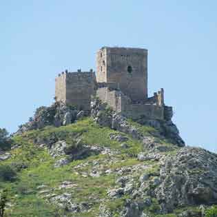 Serravalle Castle in Mineo
