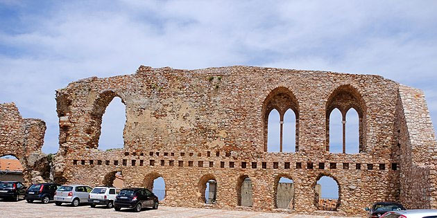 Ruins of the Norman Castle in San Marco D'Alunzio
