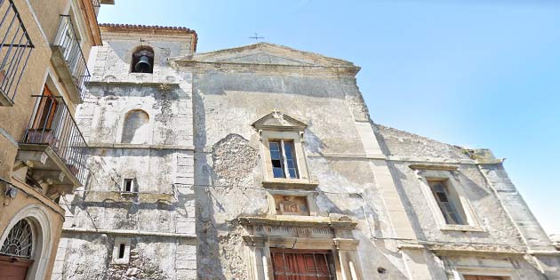 Church of Maria SS. Announced in Novara of Sicily
