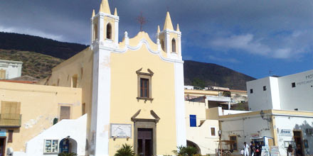 Santa Marina Church in Salina