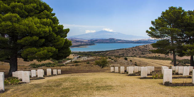 Canadian War Cemetery in Agira
