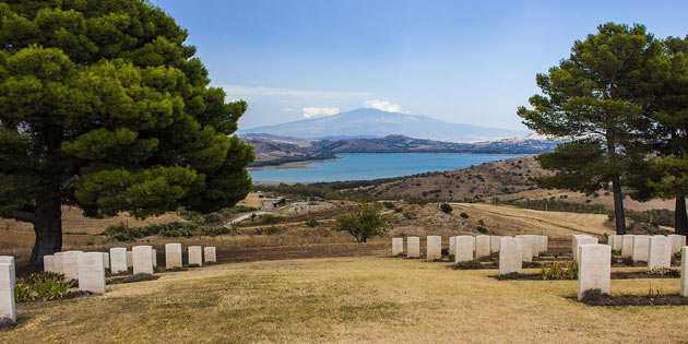 Canadian War Cemetery in Agira