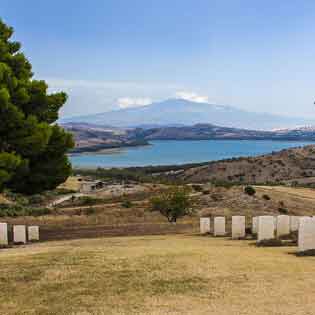 Canadian War Cemetery in Agira
