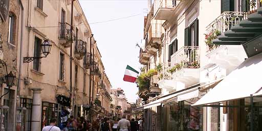 Corso Umberto a Taormina