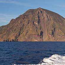 Coast of Sciarato in Filicudi