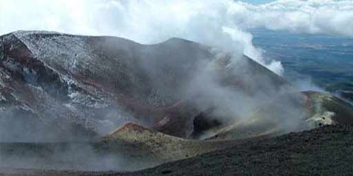 Summit craters of the Etna volcano