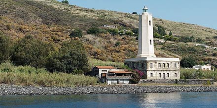 Mulberry Lighthouse in Vulcano