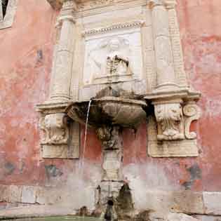 Fontana della Ninfa Zizza a Militello Val di Catania