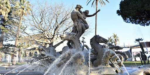 Proserpina Fountain in Catania