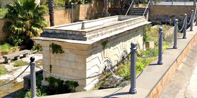 Giardinello fountain in Francofonte