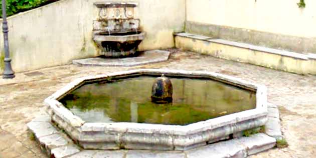 Mora Fountain in Collesano

