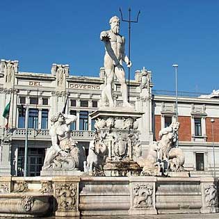 Fountain of Neptune in Messina