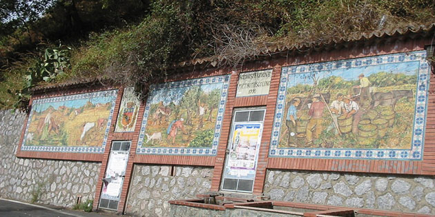 Panagosto fountain in Casalvecchio Siculo