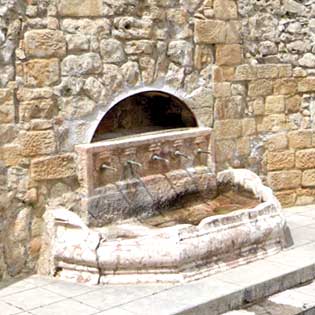 Vecchia Fountain in Mezzojuso