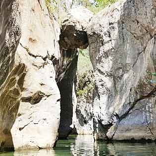 Gole di Tiberio nel Parco delle Madonie