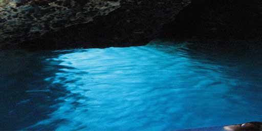Blue Grotto in Taormina