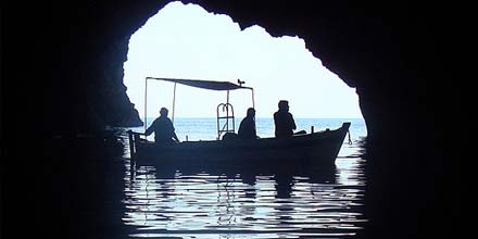 Bue Marino Cave in Filicudi