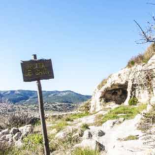 Cave of the Saints in Licodia Eubea
