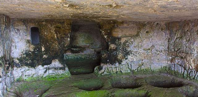 Cave of the Saints in Cava d'Ispica