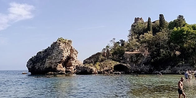 Bella island in Taormina