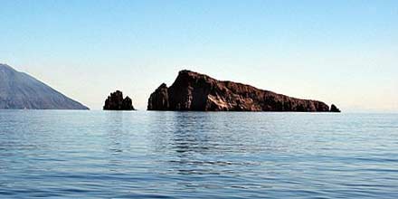 Island of Basiluzzo in Panarea