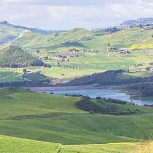 Morello lake in Villarosa