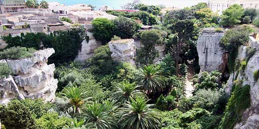 Latomia dei Cappuccini a Siracusa