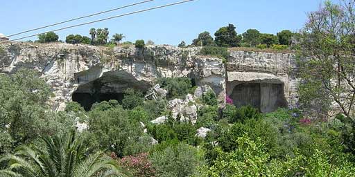 Latomia of Paradise in Syracuse