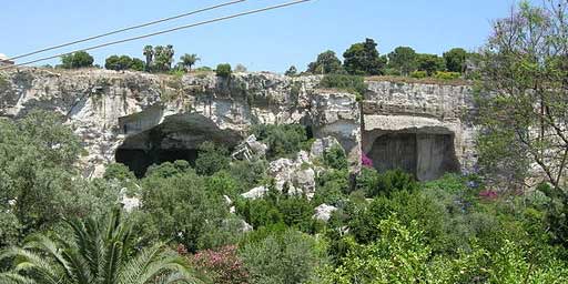 Latomia del Paradiso a Siracusa