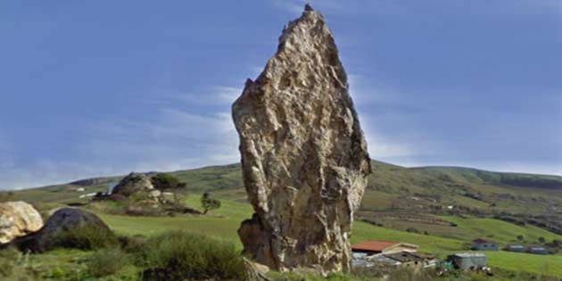 Menhir of Pizzo della Madonna in Valledolmo
