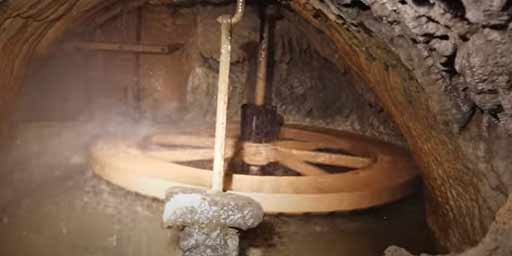Water Mill and Museum in Caves in Modica