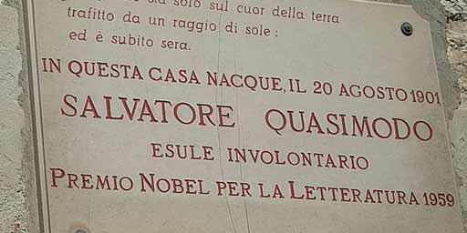 Quasimodo Birthplace Museum in Modica