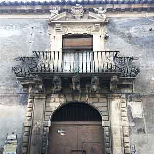 Baldanza Palace in Militello Val di Catania